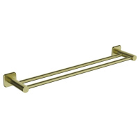 Полотенцедержатель двойной WONZON & WOGHAND, Брашированное золото (WW-V1102-BG) - Gidratop.ru изображение