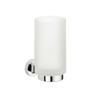 Colombo Nordic Стакан подвесной, цвет: хром/матовое стекло - Gidratop.ru изображение