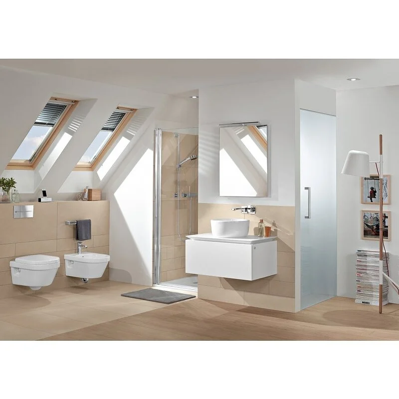 Подвесной унитаз Villeroy&Boch Omnia Architectura 5684HRR1 покрытие CeramicPlus, сиденье с микролифтом, белый - Gidratop.ru изображение