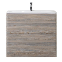 ALBANO База под раковину напольная с двумя выкатными ящиками, Pino Scania, 900x450x810, ALBANO-900-2C-PIA-PS - Gidratop.ru изображение