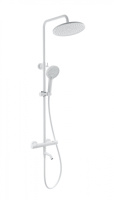 Душевая система с термостатом WONZON & WOGHAND INN 3, Белый матовый (WW-B3065-T1-MW) - Gidratop.ru изображение