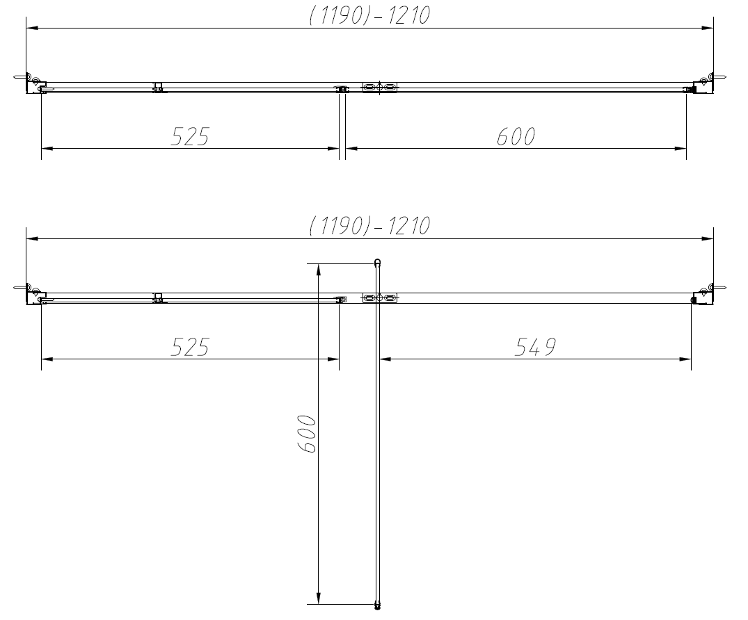 Душевой уголок Slim-N VSR-4SNP1012CLGM, 1200*1000, вороненая сталь, стекло прозрачное - Gidratop.ru изображение
