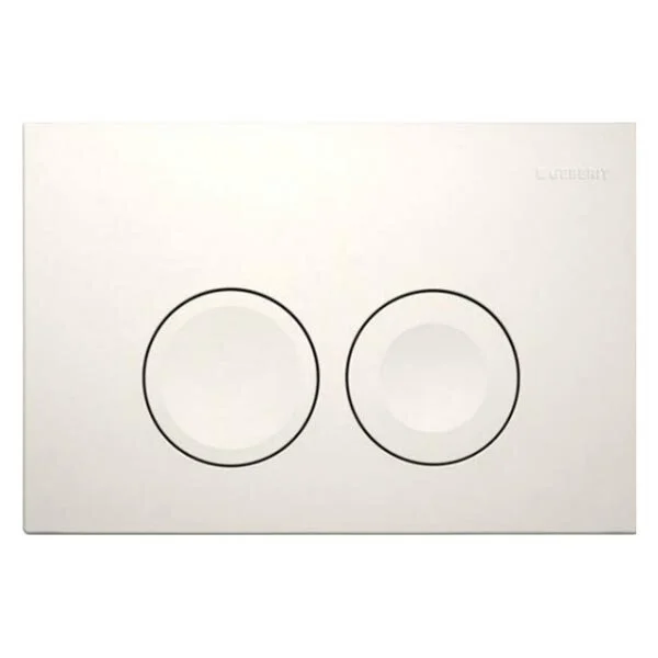 Инсталляция Geberit Duofix Delta UP100 458.124.11.1 для унитаза с белой кнопкой смыва - Gidratop.ru изображение