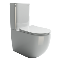 Напольный пристенный унитаз Mia Rimless