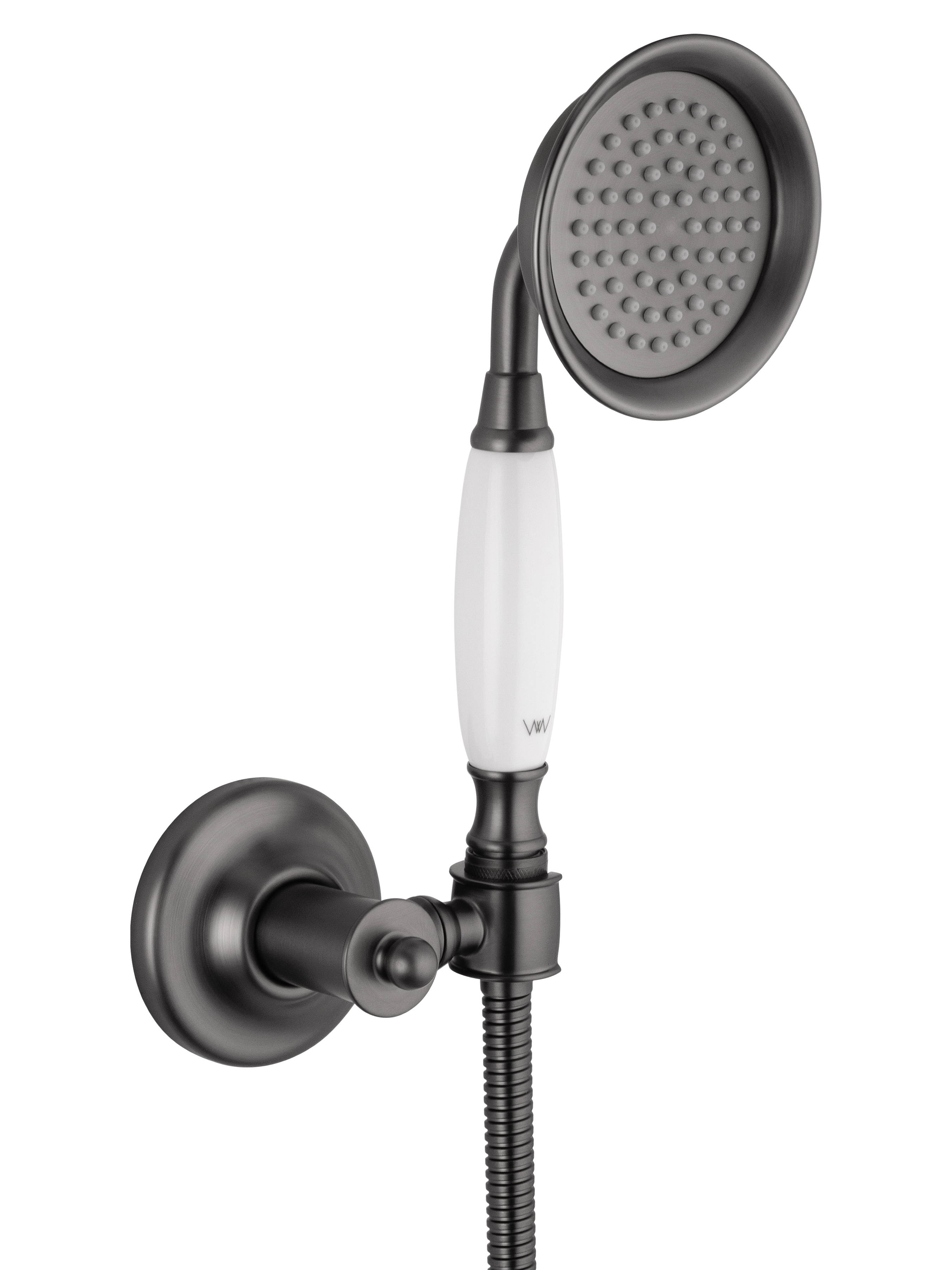 Смеситель для ванны с душем WONZON & WOGHAND STEAM, Темный графит (WW-88639008-BGM) - Gidratop.ru изображение