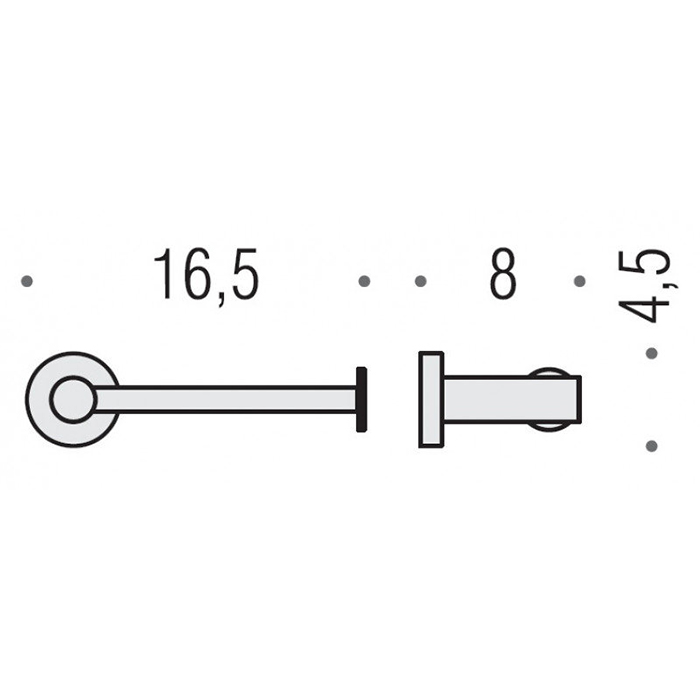 Colombo Plus Держатель для туалетной бумаги, цвет: цвет: чёрный матовый - Gidratop.ru изображение