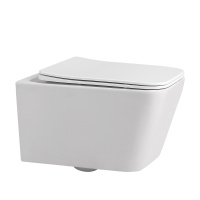 Унитаз ABBER Rechteck AC1201MW подвесной белый матовый, безободковый - Gidratop.ru изображение