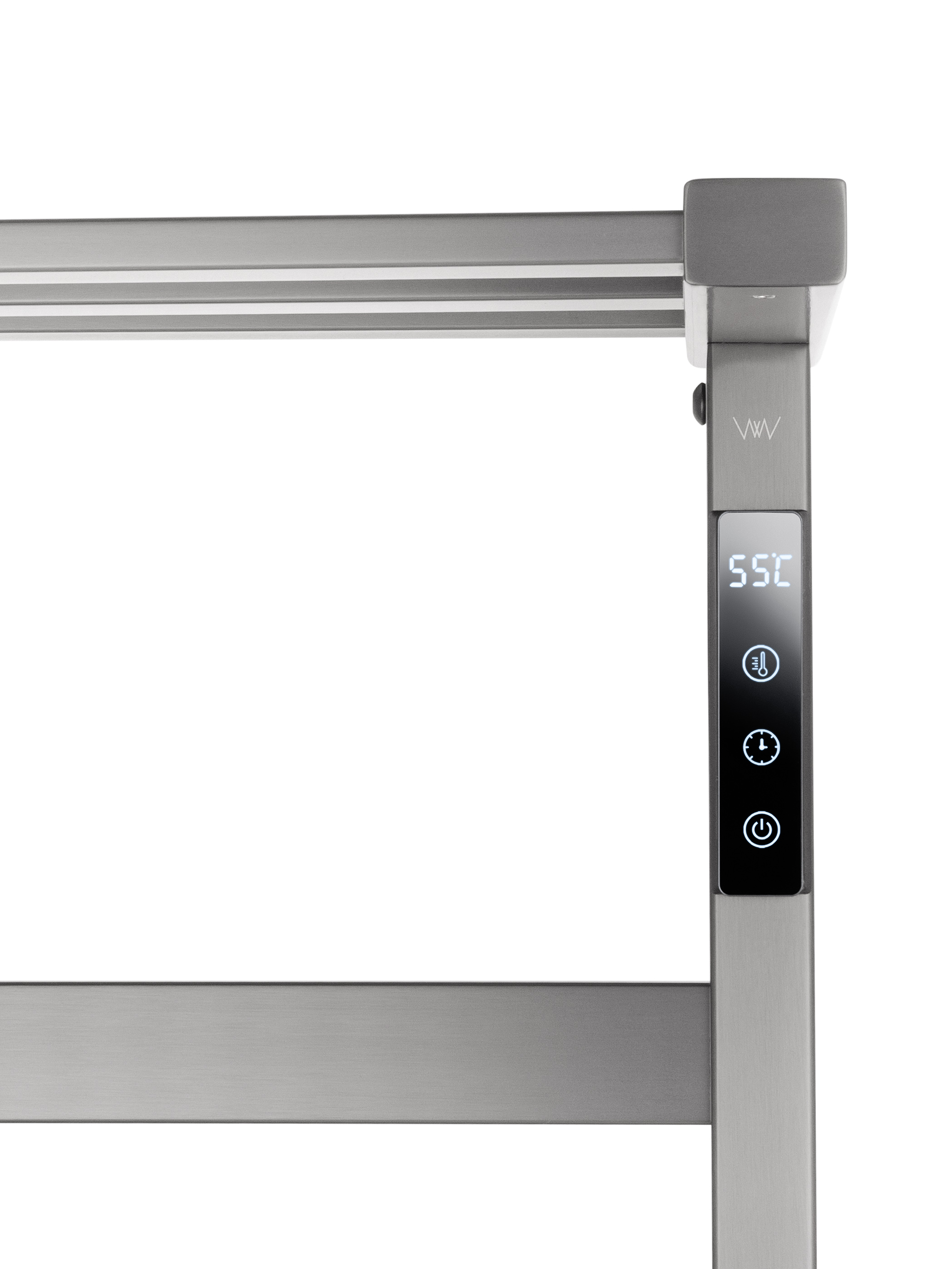 Полотенцесушитель электрический WONZON & WOGHAND FRANKFURT, Темный графит (WW-1029-GM) - Gidratop.ru изображение