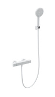 Смеситель для душа с термостатом WONZON & WOGHAND STAY 2, Белый матовый (WW-B2016-A-MW) - Gidratop.ru изображение