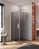 Душевой уголок CEZARES SLIDER-AH-1-100-70/80-GRIGIO-Cr - Gidratop.ru изображение
