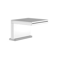 Gessi Rettangolo каскадный излив для ванны, для монтажа с удаленным управлением (не входит в комплект), цвет: хром - Gidratop.ru изображение