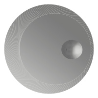 Зеркало с увеличительным зеркалом и со встроенной LED подсветкой 45011, 100х100 - Gidratop.ru изображение