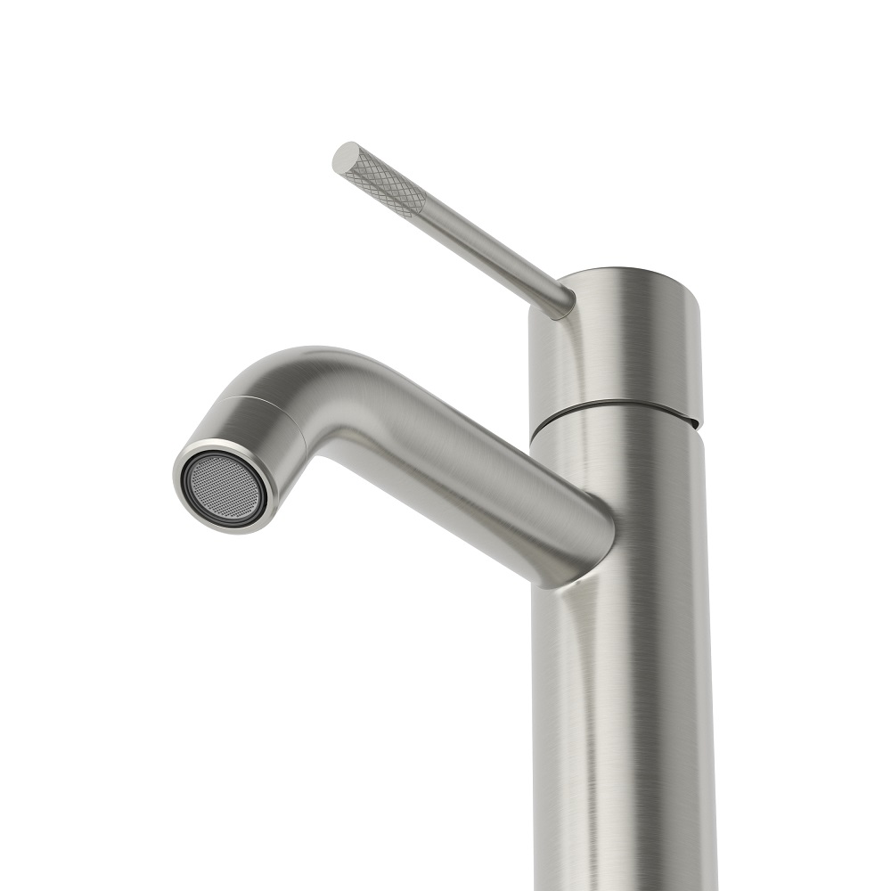 RELAX-LS1-IN Смеситель для раковины однорычажный с донным клапаном, сатин - Gidratop.ru изображение