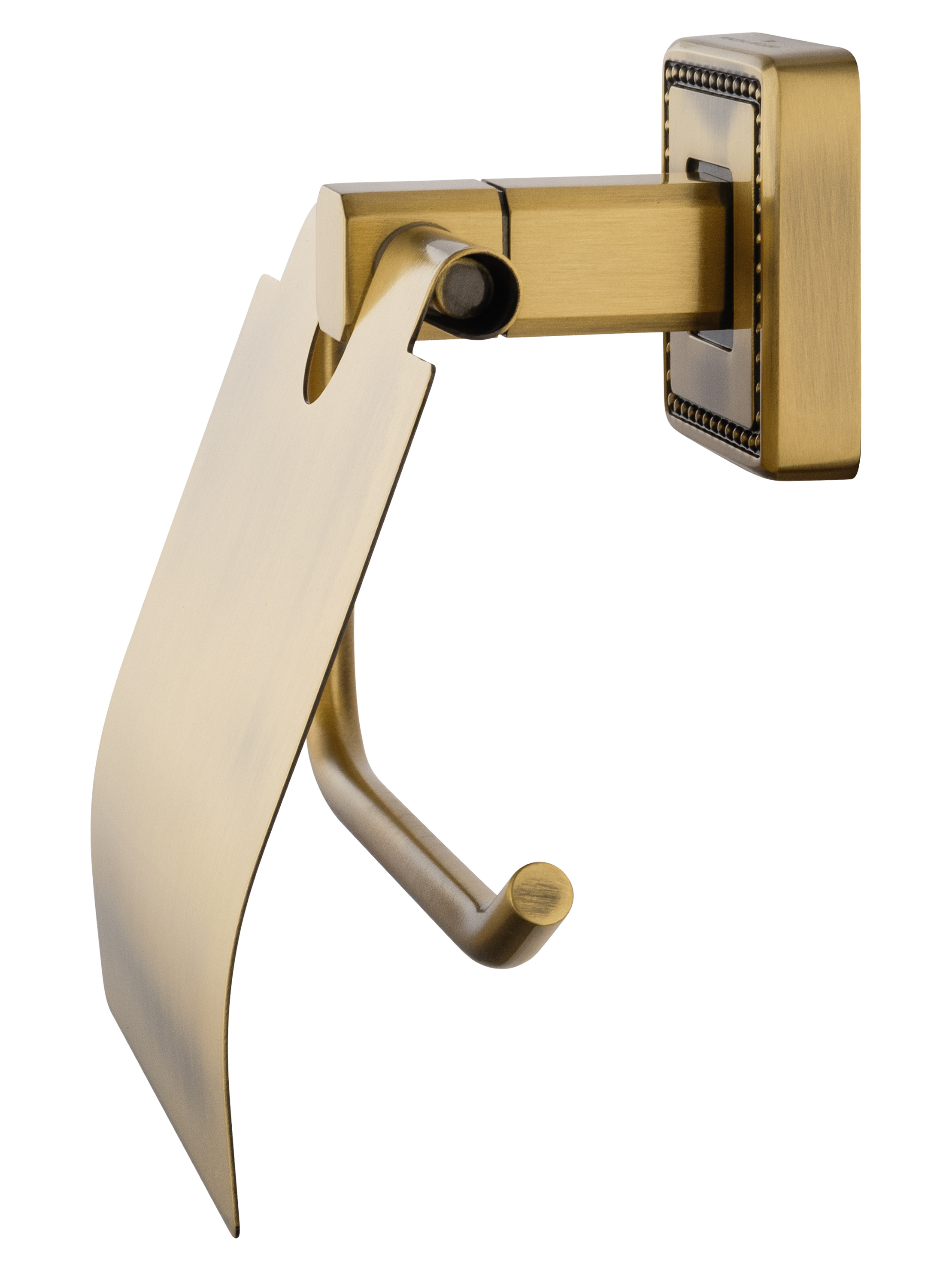 Держатель для туалетной бумаги с крышкой WONZON & WOGHAND ROMA, Бронза (WW-7226) - Gidratop.ru изображение