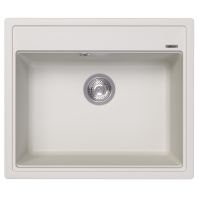 Кухонная мойка ABBER Quarz AQ2902W белый - Gidratop.ru изображение