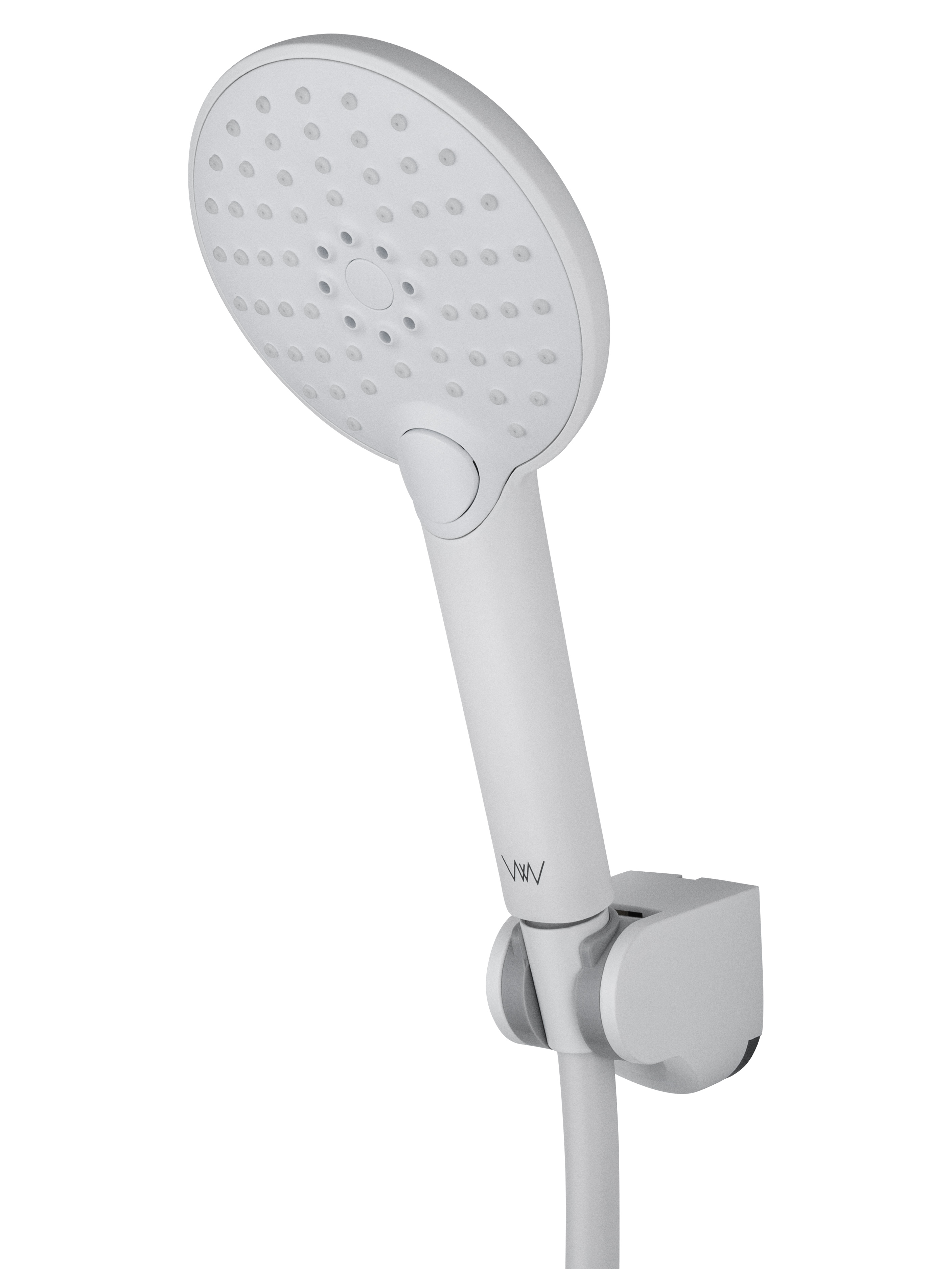 Смеситель для душа с встроенным изливом WONZON & WOGHAND MUSE Corno, Белый матовый (WW-A30902-MW) - Gidratop.ru изображение