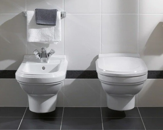 Биде Villeroy & Boch Hommage подвесное, 7441B0, белый альпин/старвайт - Gidratop.ru изображение