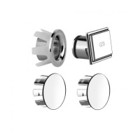 Gessi Eleganza пробка для перелива и пробки для боковых отверстий на раковине для 46755, цвет: хром - Gidratop.ru изображение