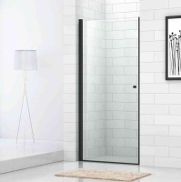 Душевая дверь CEZARES ECO-O-B-1-90-C-NERO - Gidratop.ru изображение