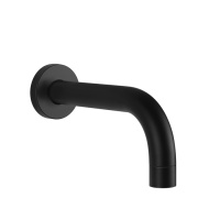 Gessi Emporio Via tortona настенный излив для ванны короткий, комбинируемый с удаленным управлением, цвет: Black XL - Gidratop.ru изображение