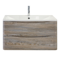 ACQUA База под раковину подвесная с двумя выкатными ящиками, Pino Scania, 800x450x500, ACQUA-800-2C-SO-PS - Gidratop.ru изображение