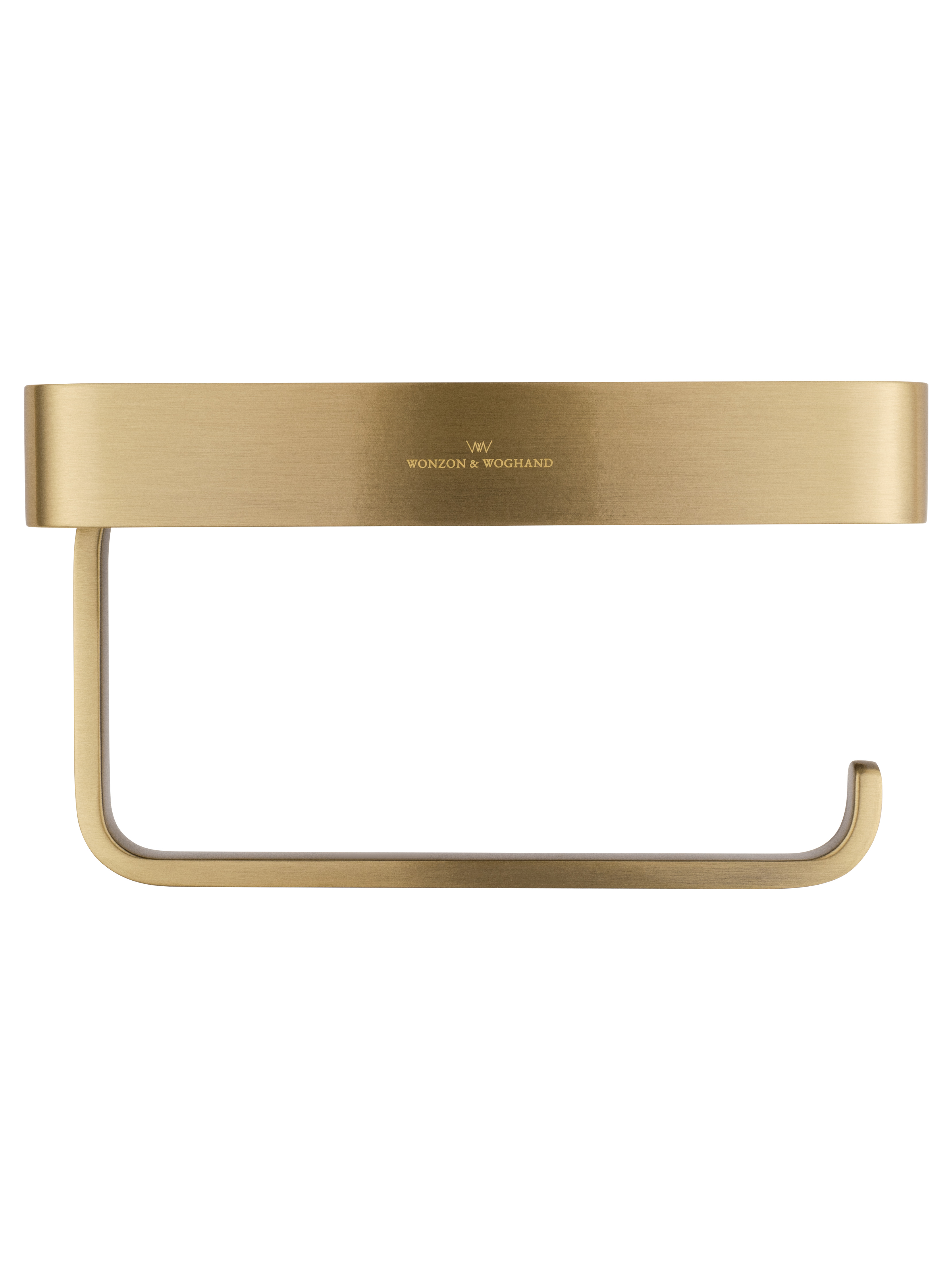 Держатель для туалетной бумаги с полкой WONZON & WOGHAND ROMA, Бронза (WW-7236) - Gidratop.ru изображение