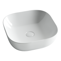 Умывальник чаша накладная квадратная Element 425x425x145мм