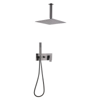 Душевая система ABBER Daheim AF8221NG скрытого монтажа без излива, никель - Gidratop.ru изображение