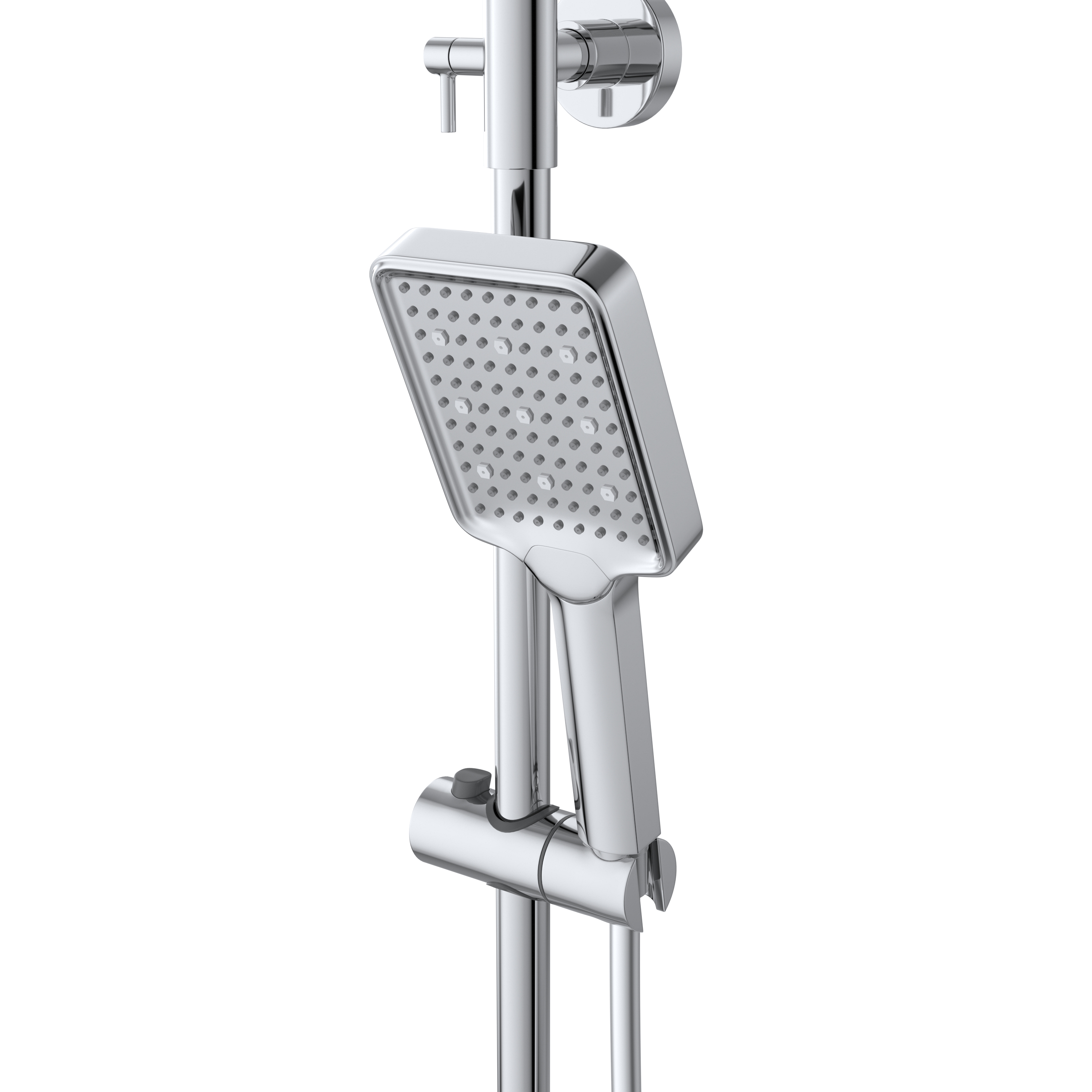 ARDENTE Душевая стойка со смесителем и изливом, хром ARDENTE-VSCM-CRM - Gidratop.ru изображение