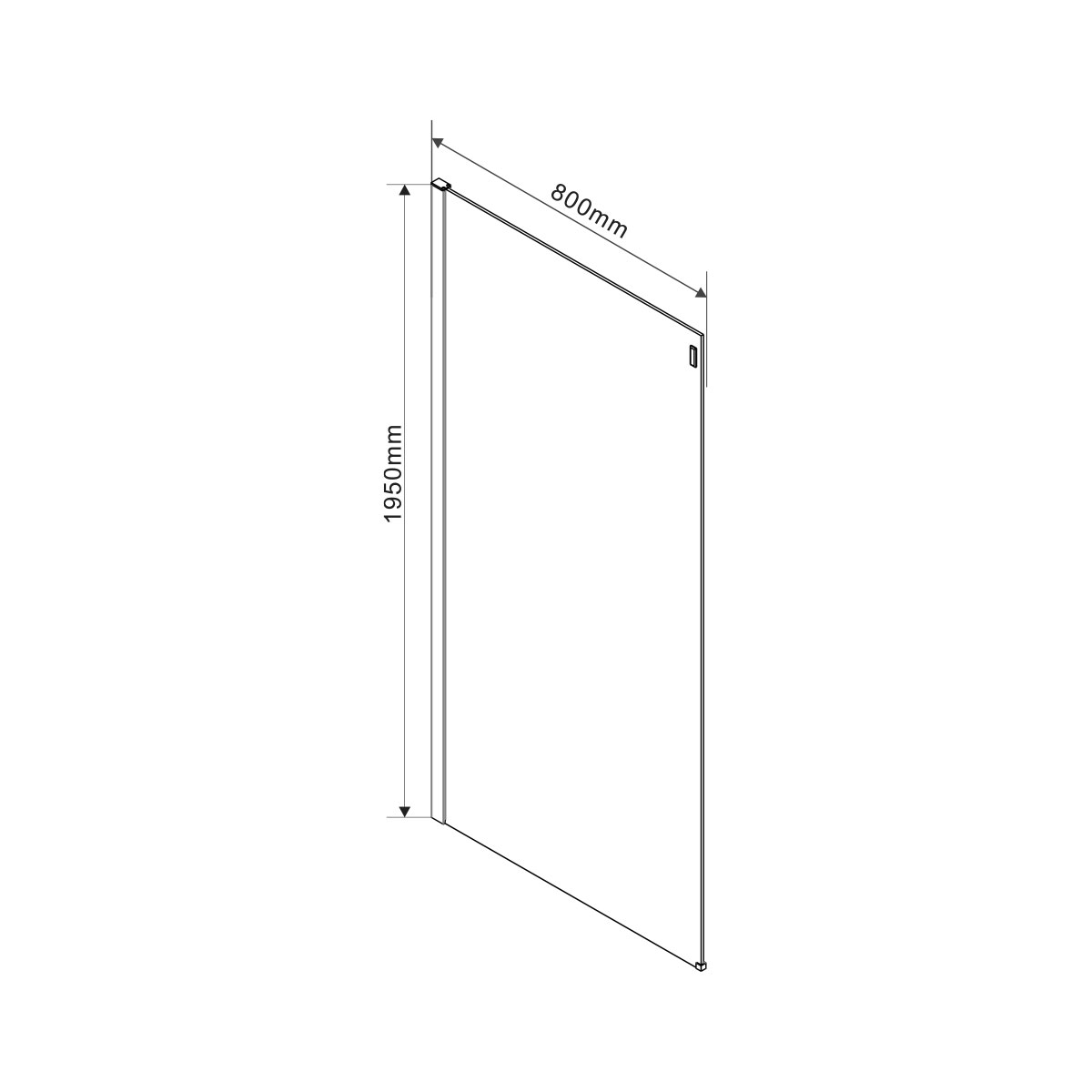 Душевой уголок Como VSR-1C8013CL, 1300*800, хром, стекло прозрачное - Gidratop.ru изображение