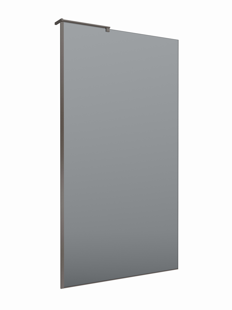Душевая перегородка BelBagno UNO-L-1-TB-110-GR-GM - Gidratop.ru изображение