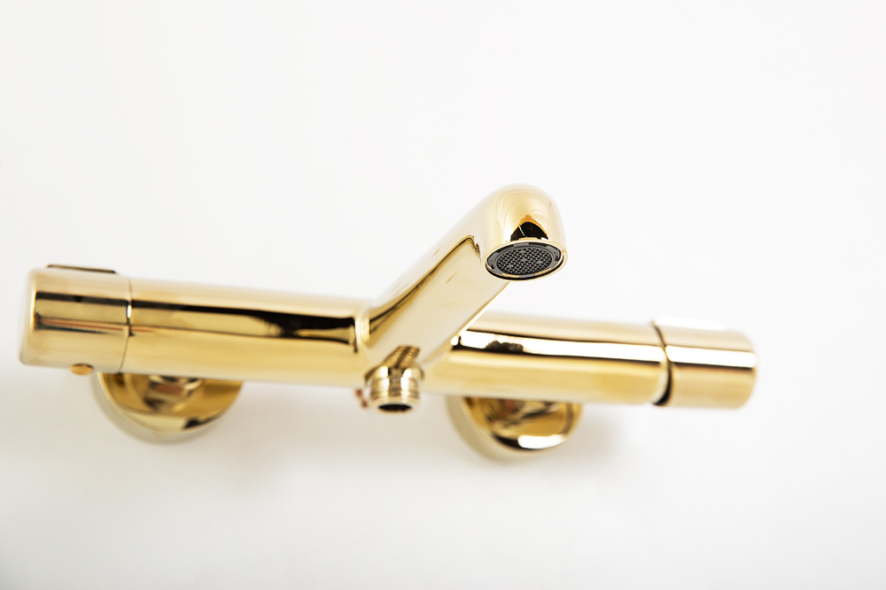 UNO Смеситель для ванны и душа, золото UNO-VASM-ORO - Gidratop.ru изображение