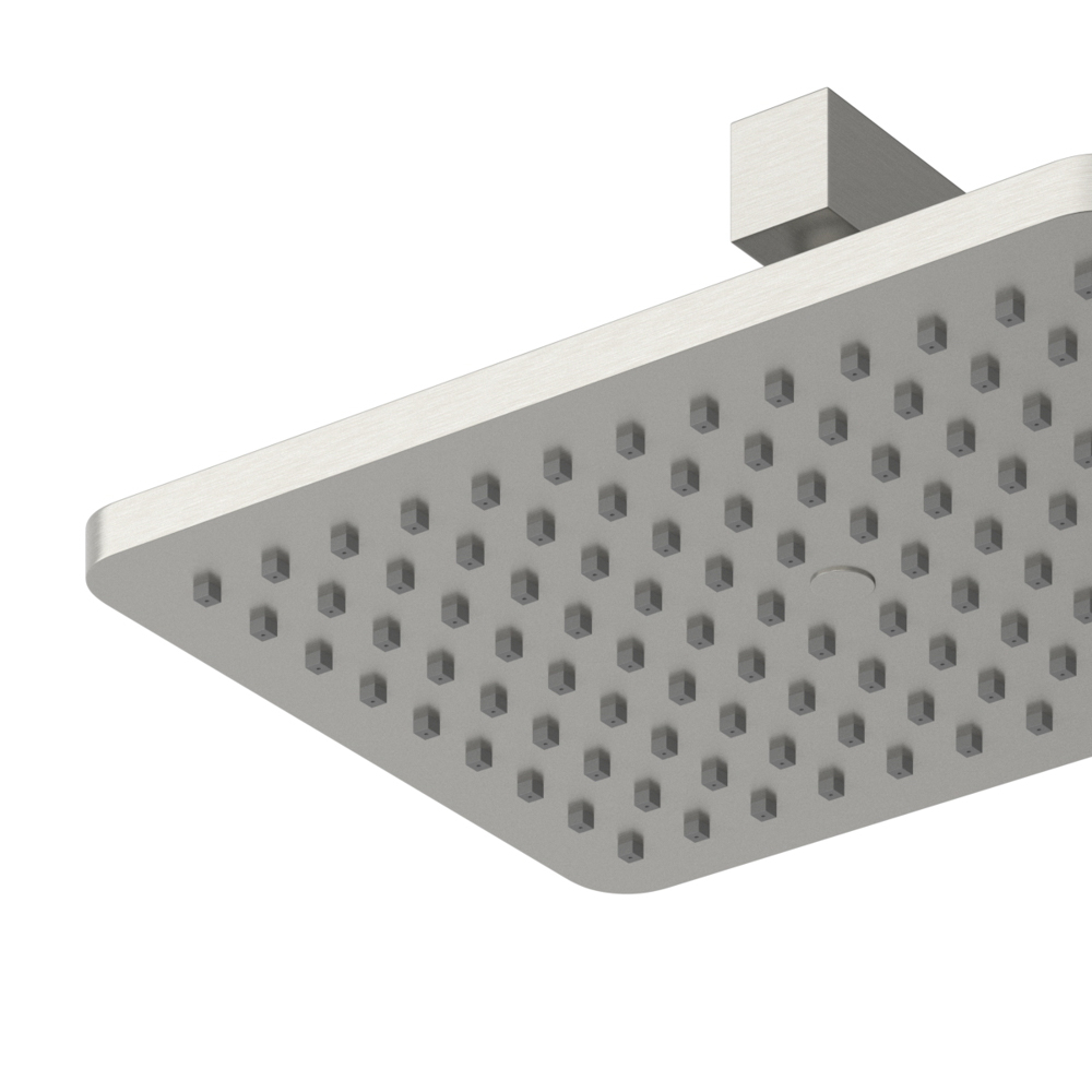 SLIDER-VDSET-IN Душевой комплект встраиваемый с изливом (смеситель встраиваемый, верхний душ, ручной душ со шлангом, излив, штуцер с держателем), сатин - Gidratop.ru изображение