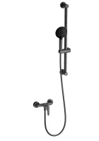 Смеситель для душа с гарнитуром WONZON & WOGHAND, Темный графит (WW-4570-BGG) - Gidratop.ru изображение