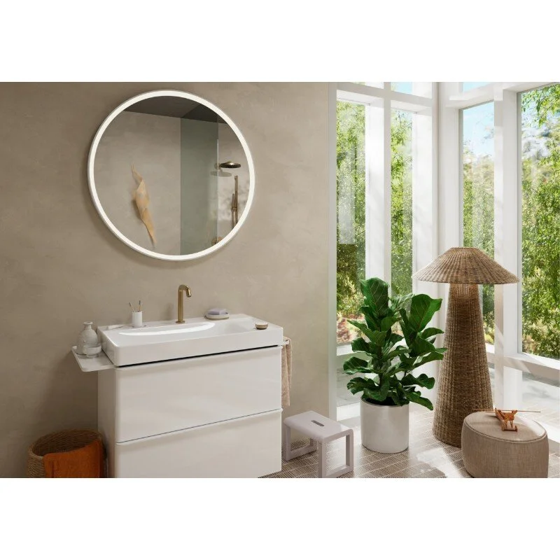 Смеситель для раковины Hansgrohe Tecturis S 73353140, с донным клапаном, цвет шлифованная бронза - Gidratop.ru изображение