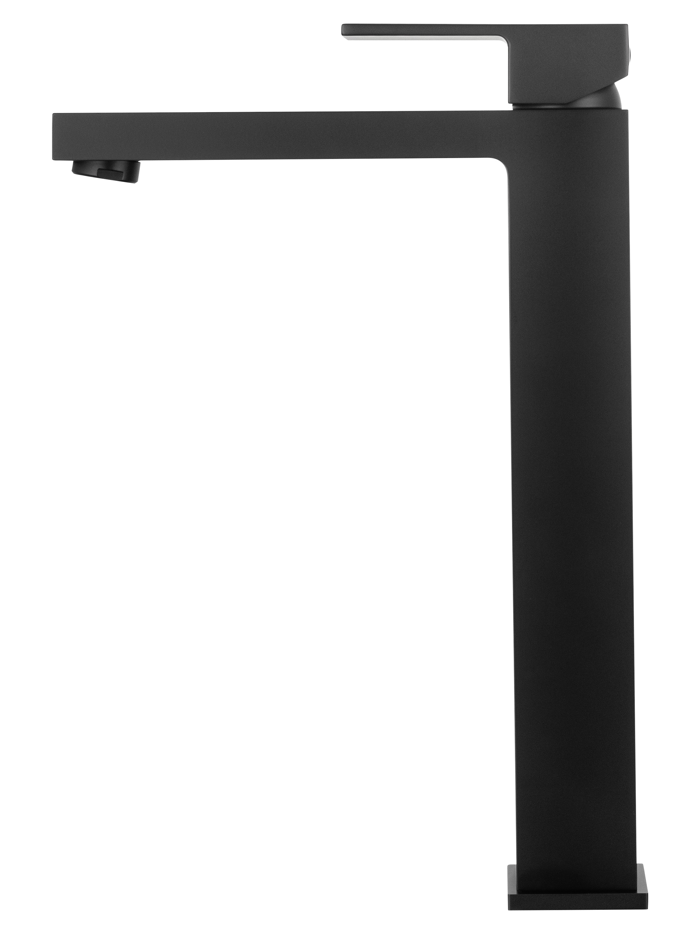 Смеситель для раковины высокий WONZON & WOGHAND CUBE, Черный матовый (WW-88239016-MB) - Gidratop.ru изображение