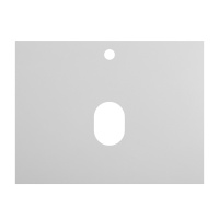 Столешница из керамогранита 616x468 KEP-60-BO Bianco Opaco - Gidratop.ru изображение