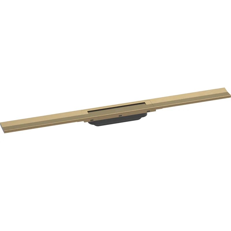 Решетка для дренажного канала Hansgrohe RainDrain Flex, 80 см, шлифованная бронза, 56044140 - Gidratop.ru изображение