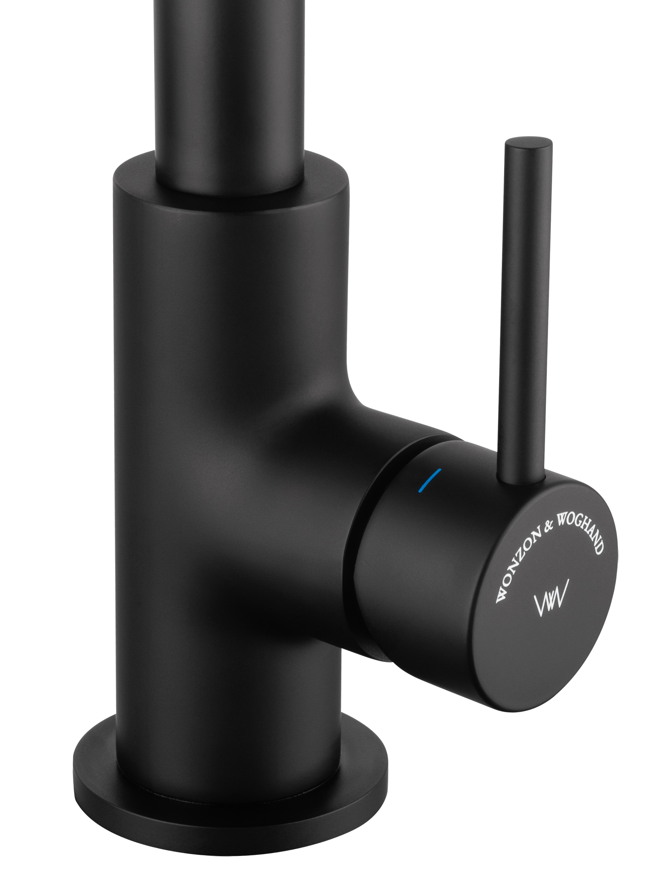 Смеситель для кухни WONZON & WOGHAND, Черный матовый (WW-L1005-MB) - Gidratop.ru изображение