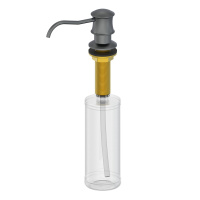 Дозатор мыла WONZON & WOGHAND, Темный графит (WW-88SD03-BGM) - Gidratop.ru изображение