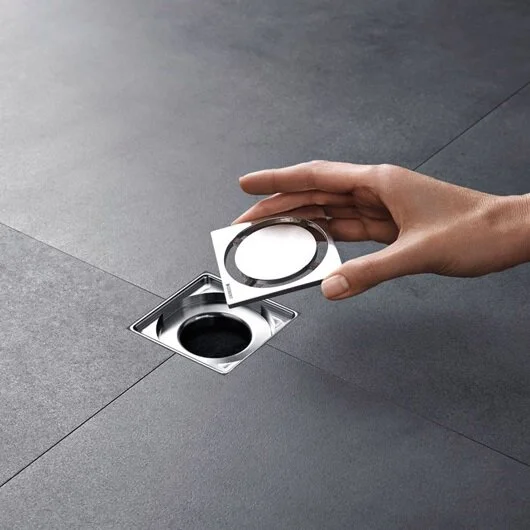 Решетка Geberit 154.311.00.1, 8 x 8 см, круглая - Gidratop.ru изображение