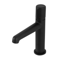 UNO Смеситель для раковины с донным клапаном, чёрный UNO-LVM-NERO - Gidratop.ru изображение