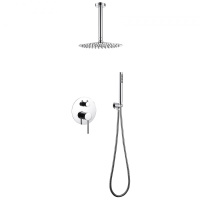 Душевая система ABBER Emotion AF8821 скрытого монтажа без излива, хром - Gidratop.ru изображение