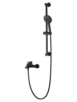 Смеситель для ванны с душевым гарнитуром WONZON & WOGHAND ALFA, Черный матовый (WW-AE3205-MB) - Gidratop.ru изображение