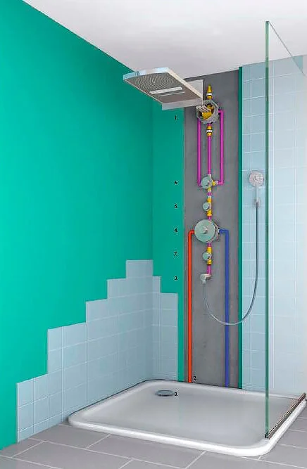 Верхний душ Hansgrohe Raindance Rainfal 180 2jet 28433000, хром - Gidratop.ru изображение