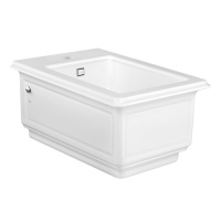 Gessi Eleganza биде подвесное с 1 отверстием под смеситель, с сифоном, цвет: белый - Gidratop.ru изображение