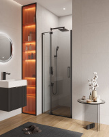 Душевая дверь CEZARES SLIDER-B-1-70/80-C-NERO - Gidratop.ru изображение