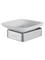 Мыльница с держателем WONZON & WOGHAND LOTTE, Хром (WW-8322)