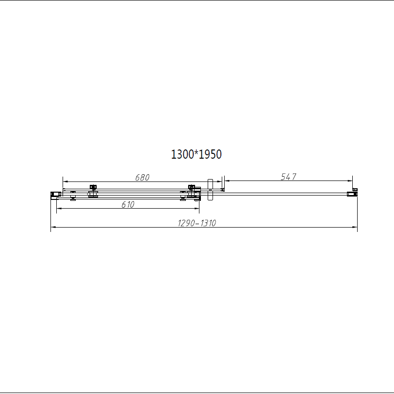 Душевой уголок Como-N VSR-4CN8013CL, 1300*800, хром, стекло прозрачное - Gidratop.ru изображение