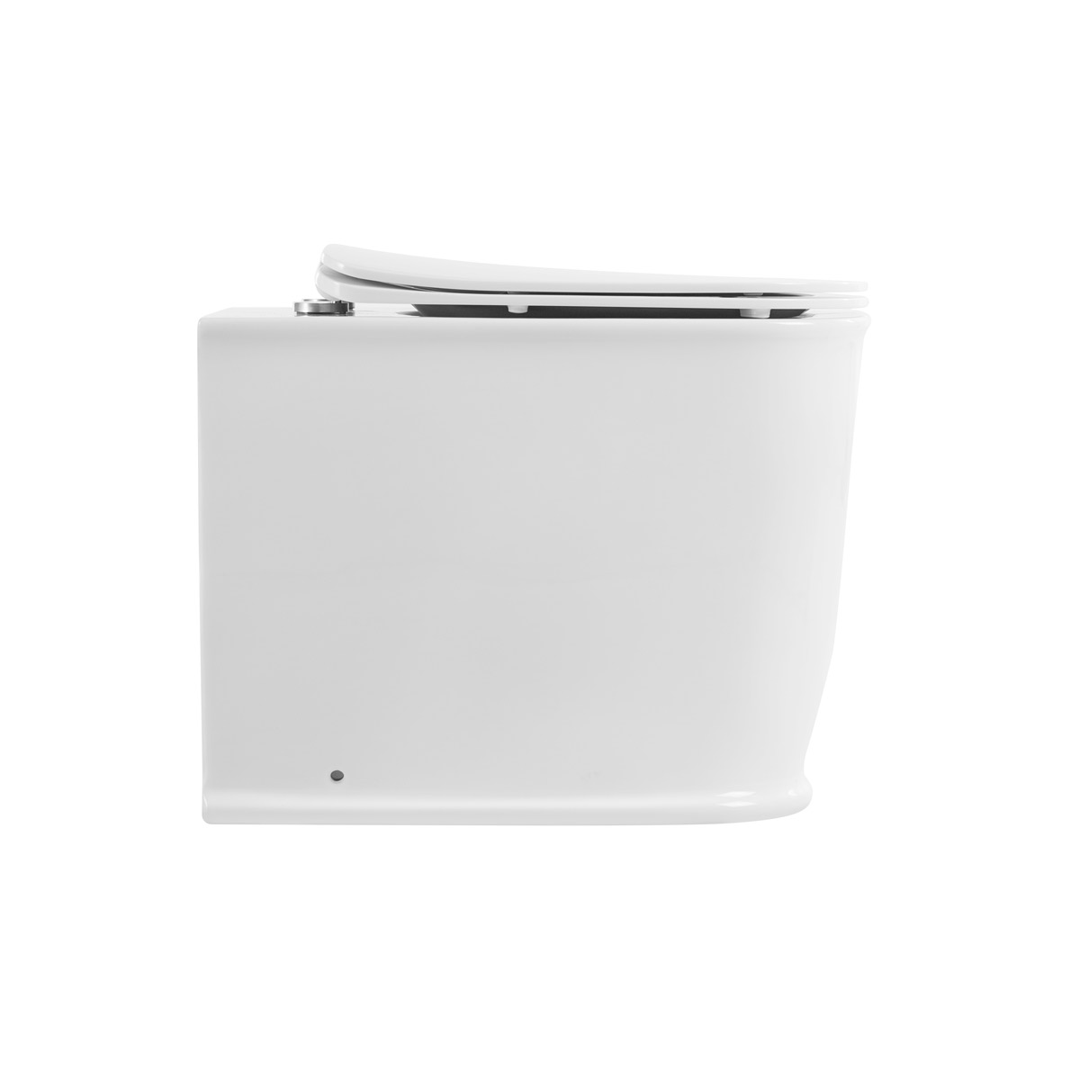 Унитаз приставной безободковый BelBagno PRADO BB10150CB/BB10150SC - Gidratop.ru изображение